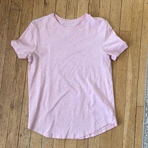 Heathered pink lululemon love crew size 4 EUC